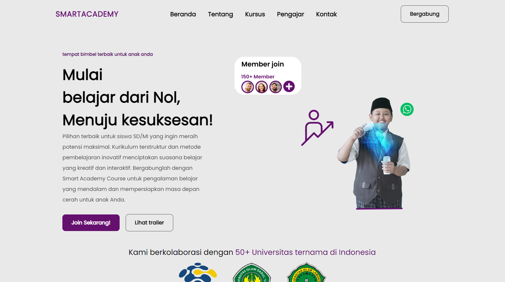 Landing page